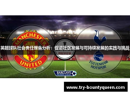 英超球队社会责任报告分析:促进社区发展与可持续发展的实践与挑战 英超球队社会责任报告分析:促进社区发展与可持续发展的实践与挑战